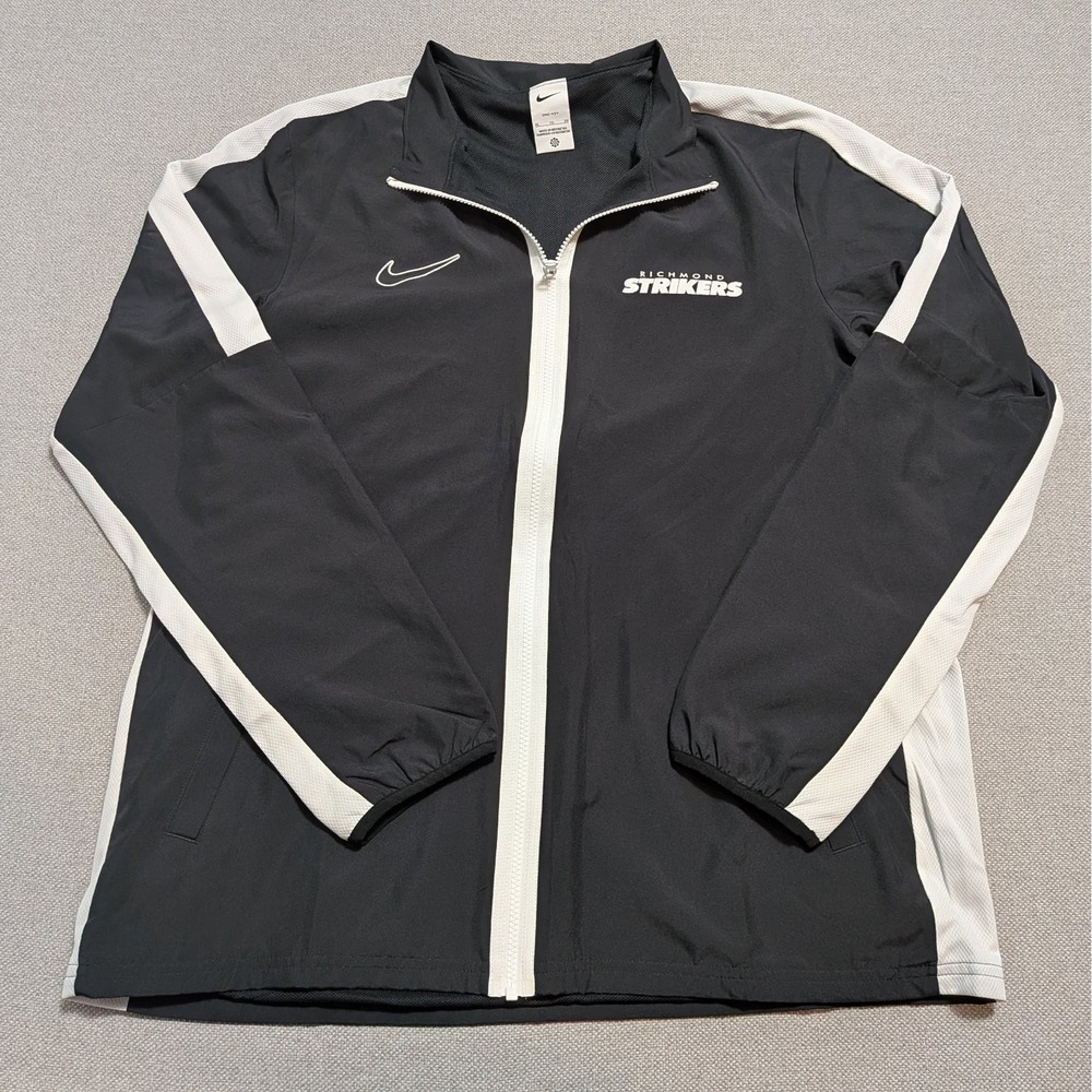 Nike Academy 23 Richmond Strikers Track Jacket Mens XL Black Dri-FIT Soccer